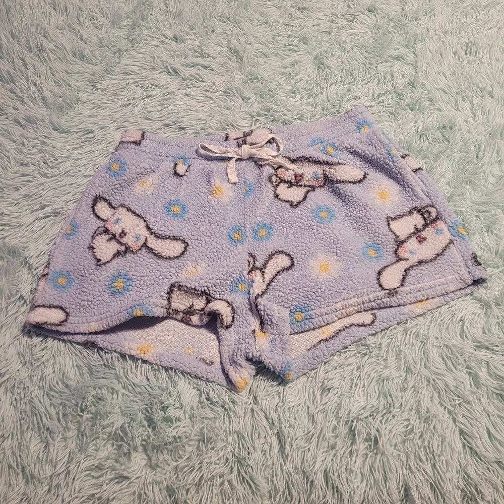 Sanrio Hello Kitty & Friends Cinnamoroll Fleece Pajamas Shorts Purple Size L